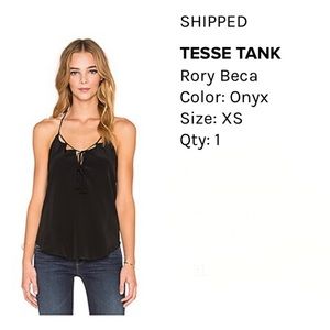 Rory beca tank top xs nwt